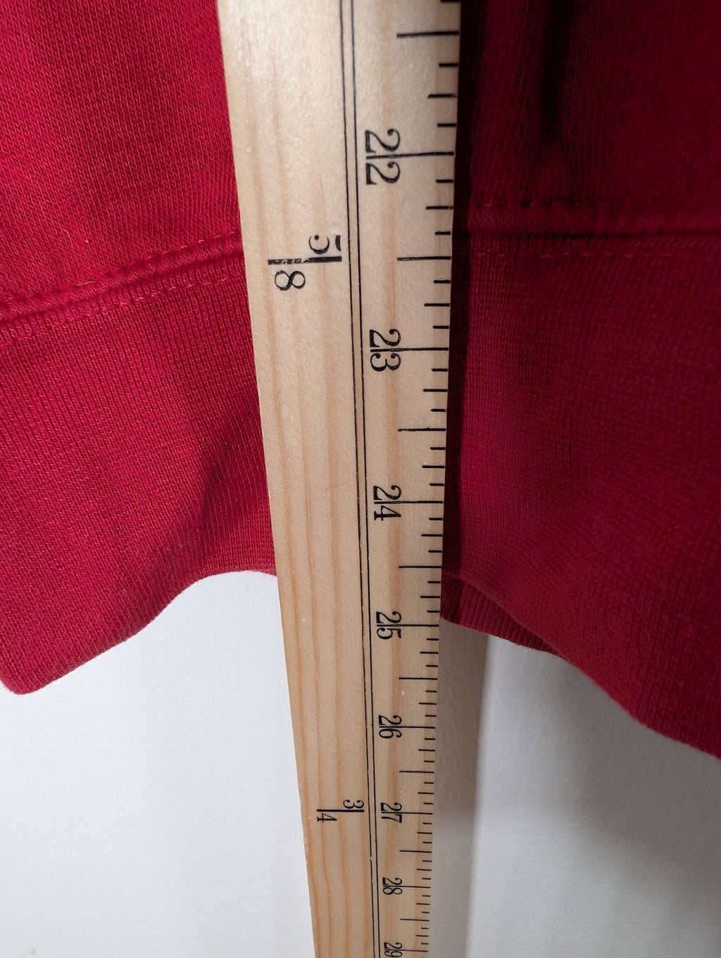 Indigo red crewneck- Small