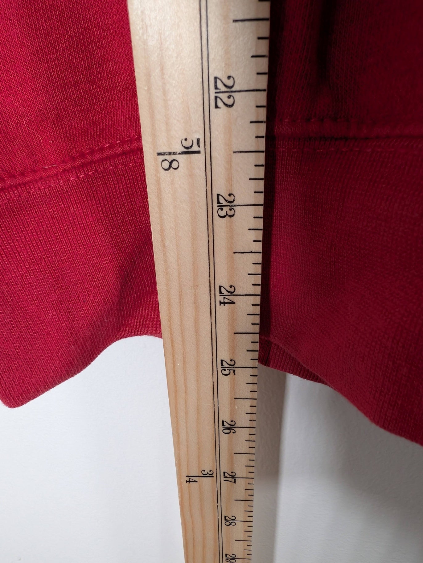 Indigo red crewneck- Small
