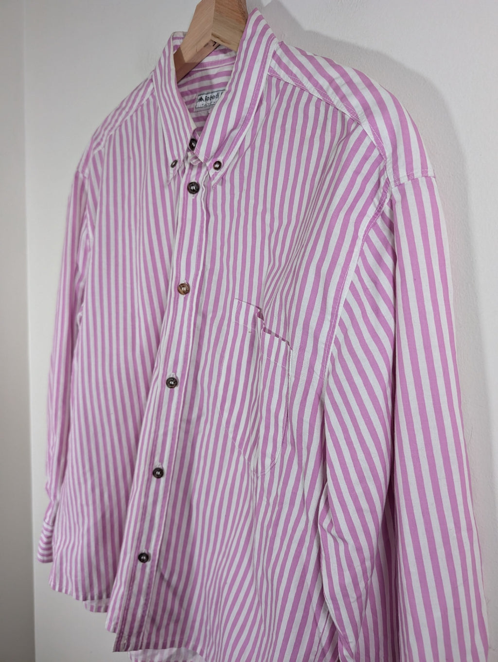 Robe di Kappa purple striped button down - Medium
