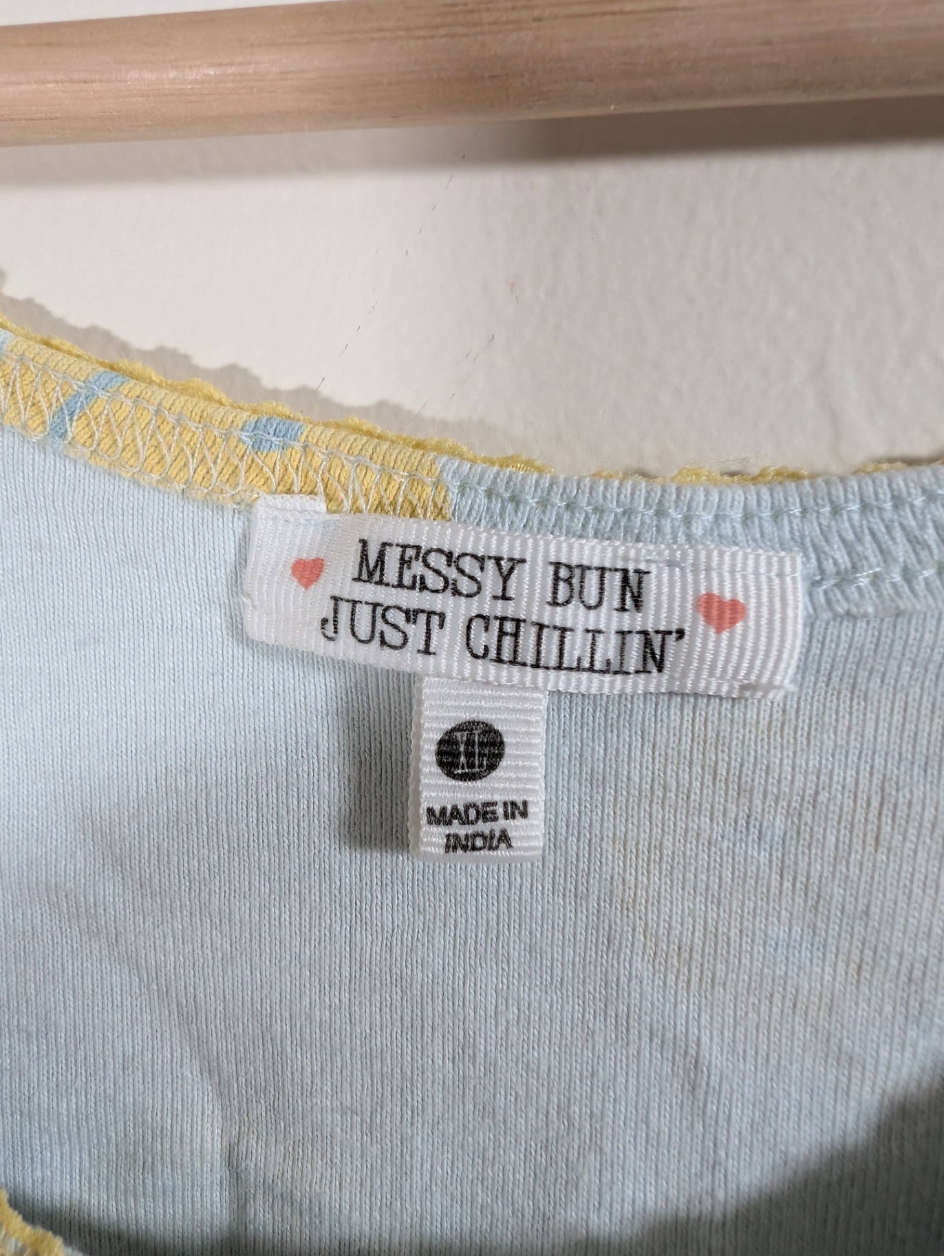 Messy Bun Just Chillin' smiley face tank - XL