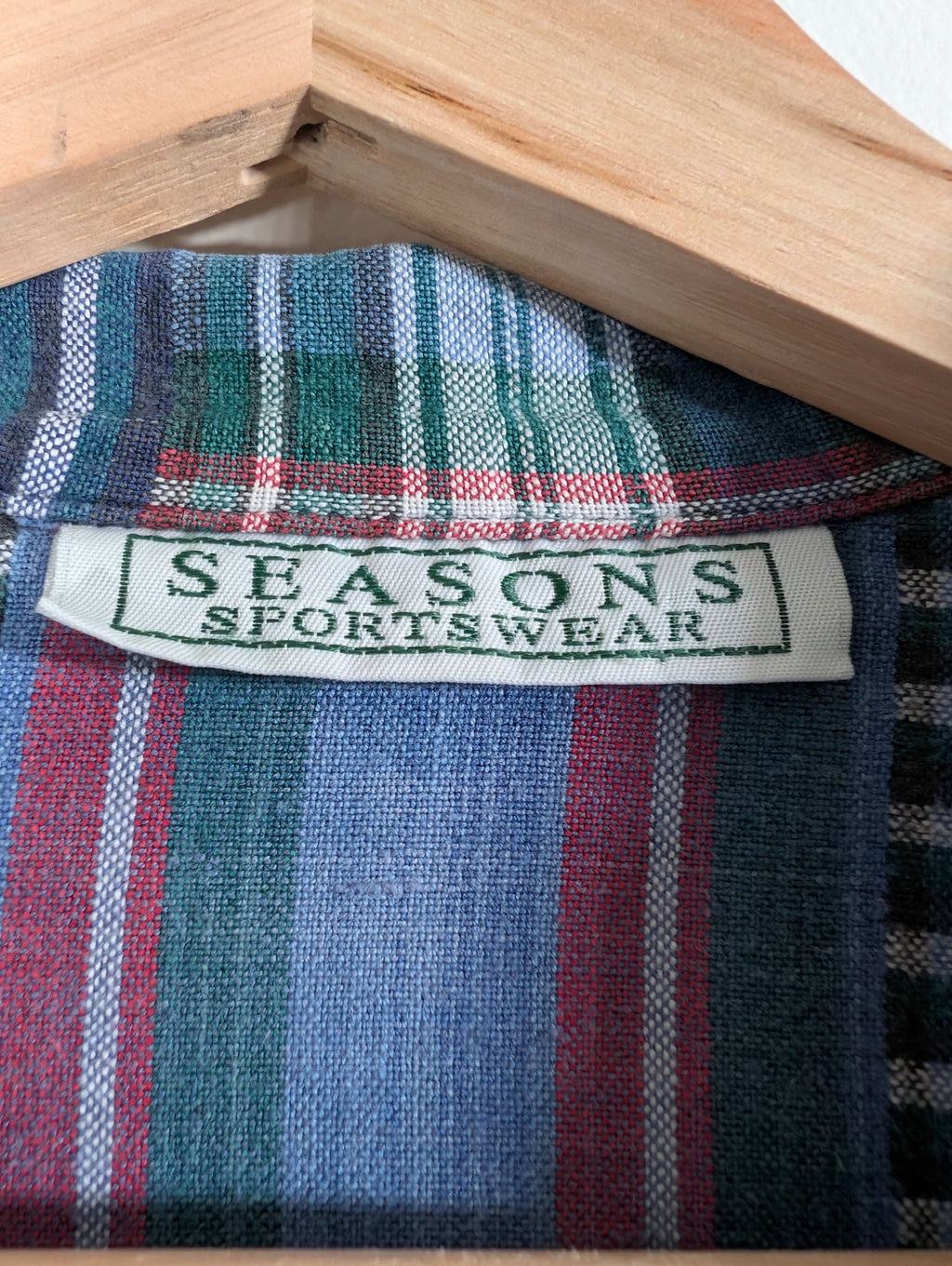 Seasons Sportswear button down - appears Large