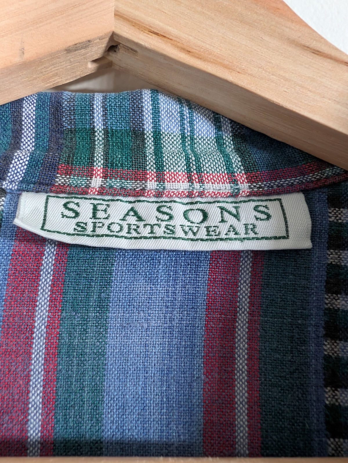 Seasons Sportswear button down - appears Large
