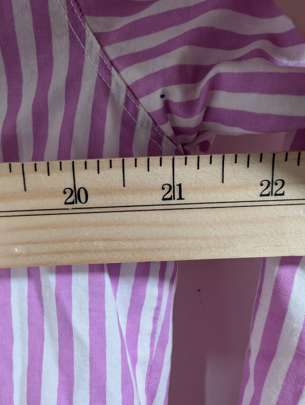 Robe di Kappa purple striped button down - Medium