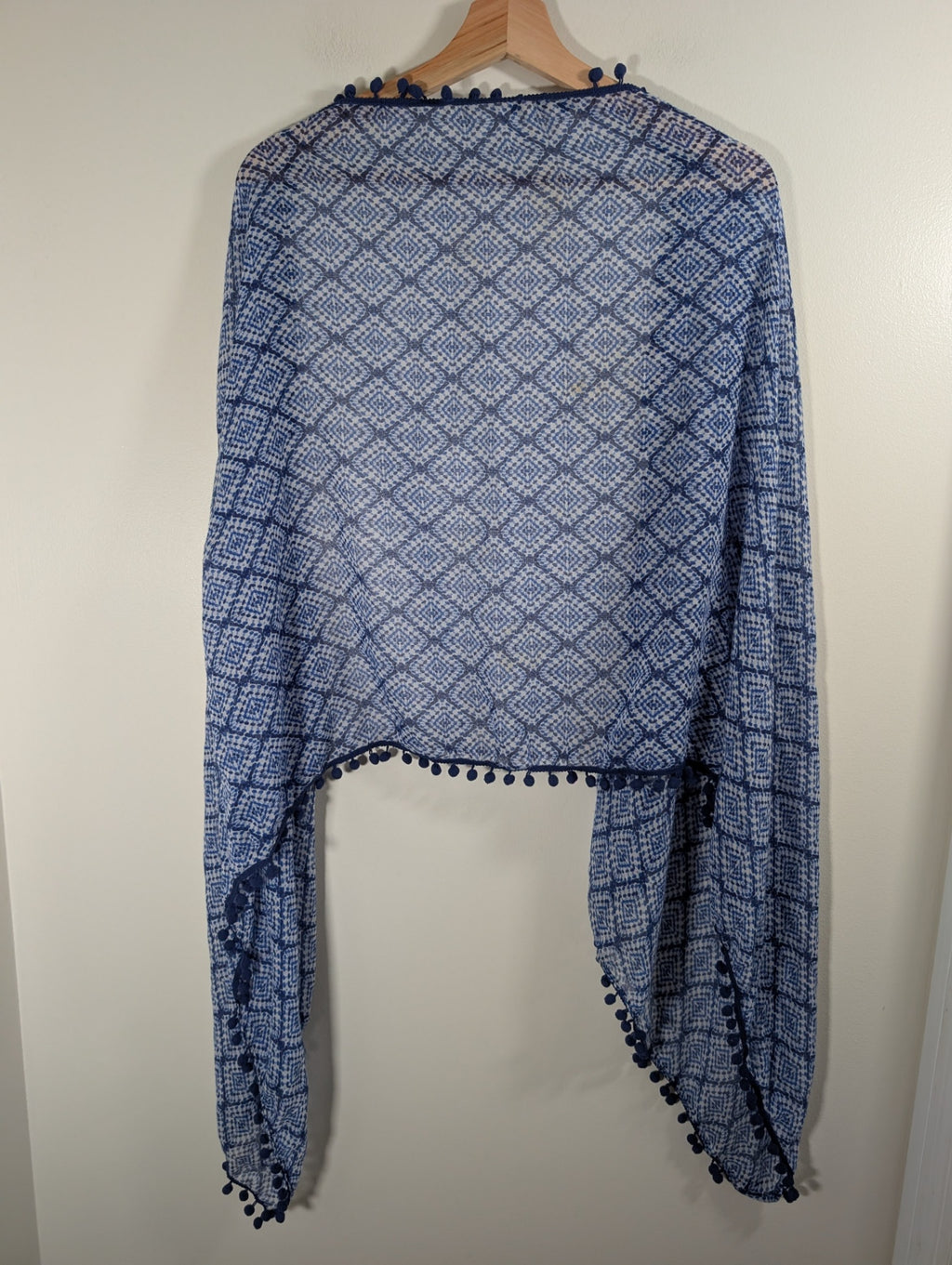 Blue scarf