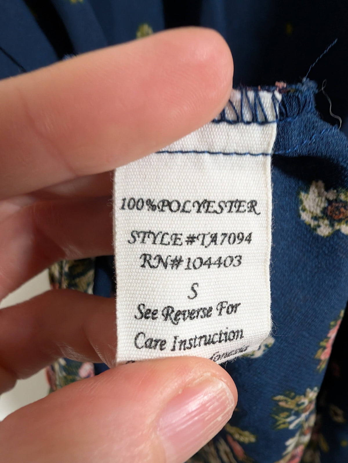 Mine floral tank - Small