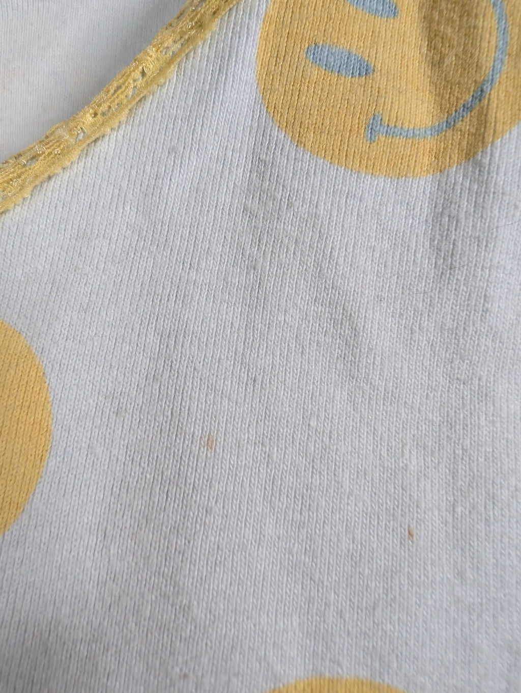 Messy Bun Just Chillin' smiley face tank - XL