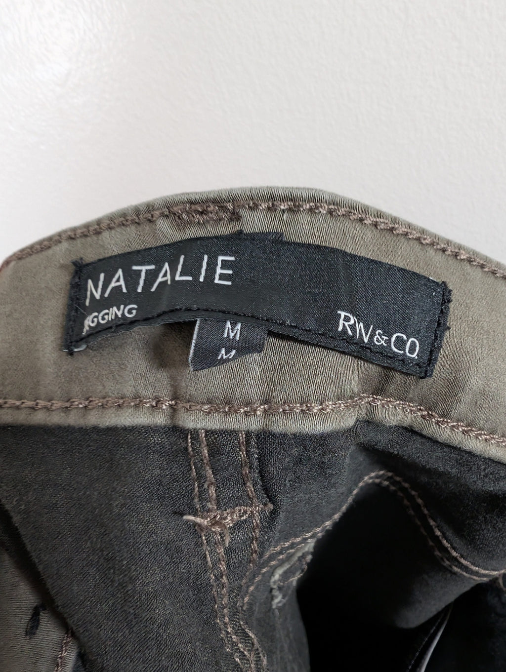 RW&Co. green Natalie jegging - Medium