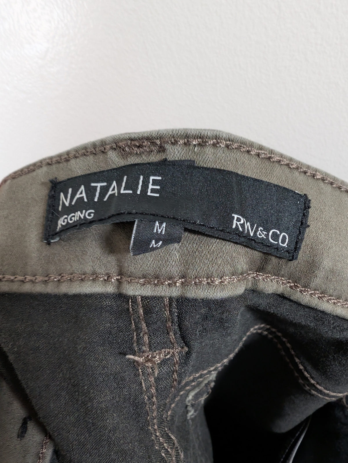 RW&Co. green Natalie jegging - Medium