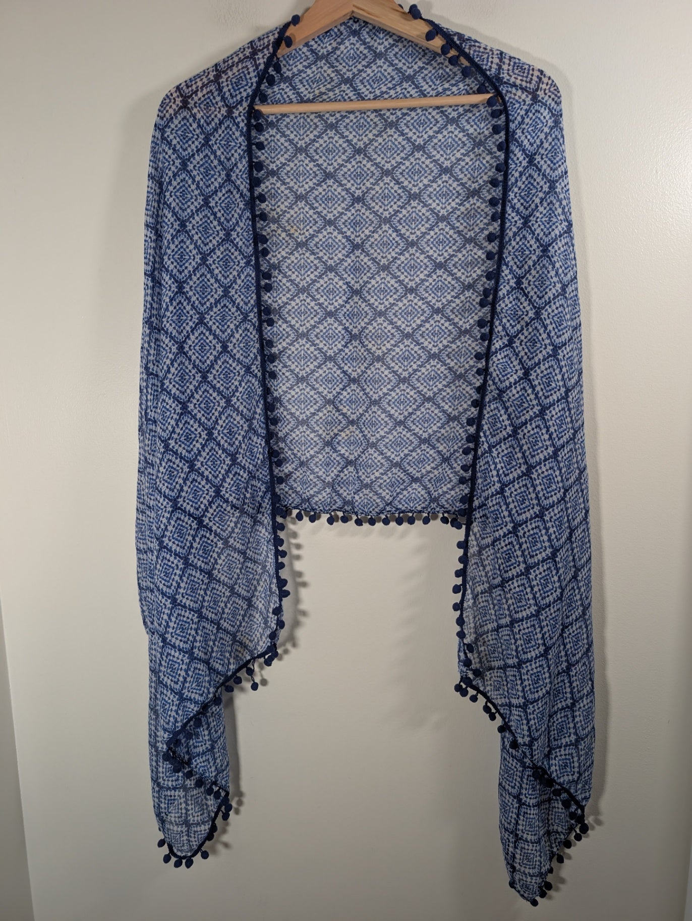 Blue scarf