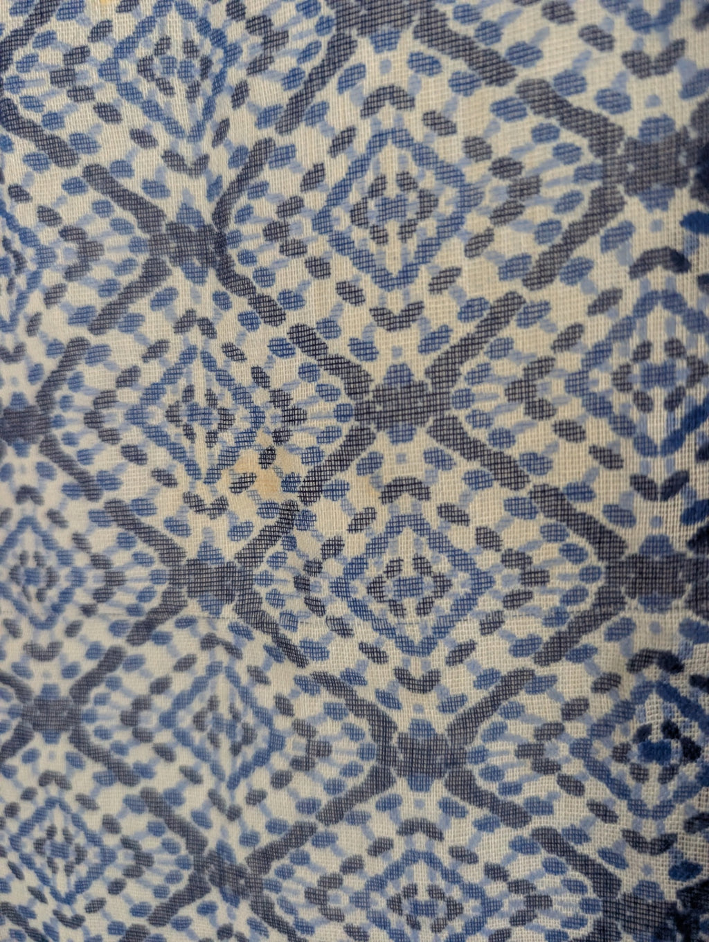 Blue scarf