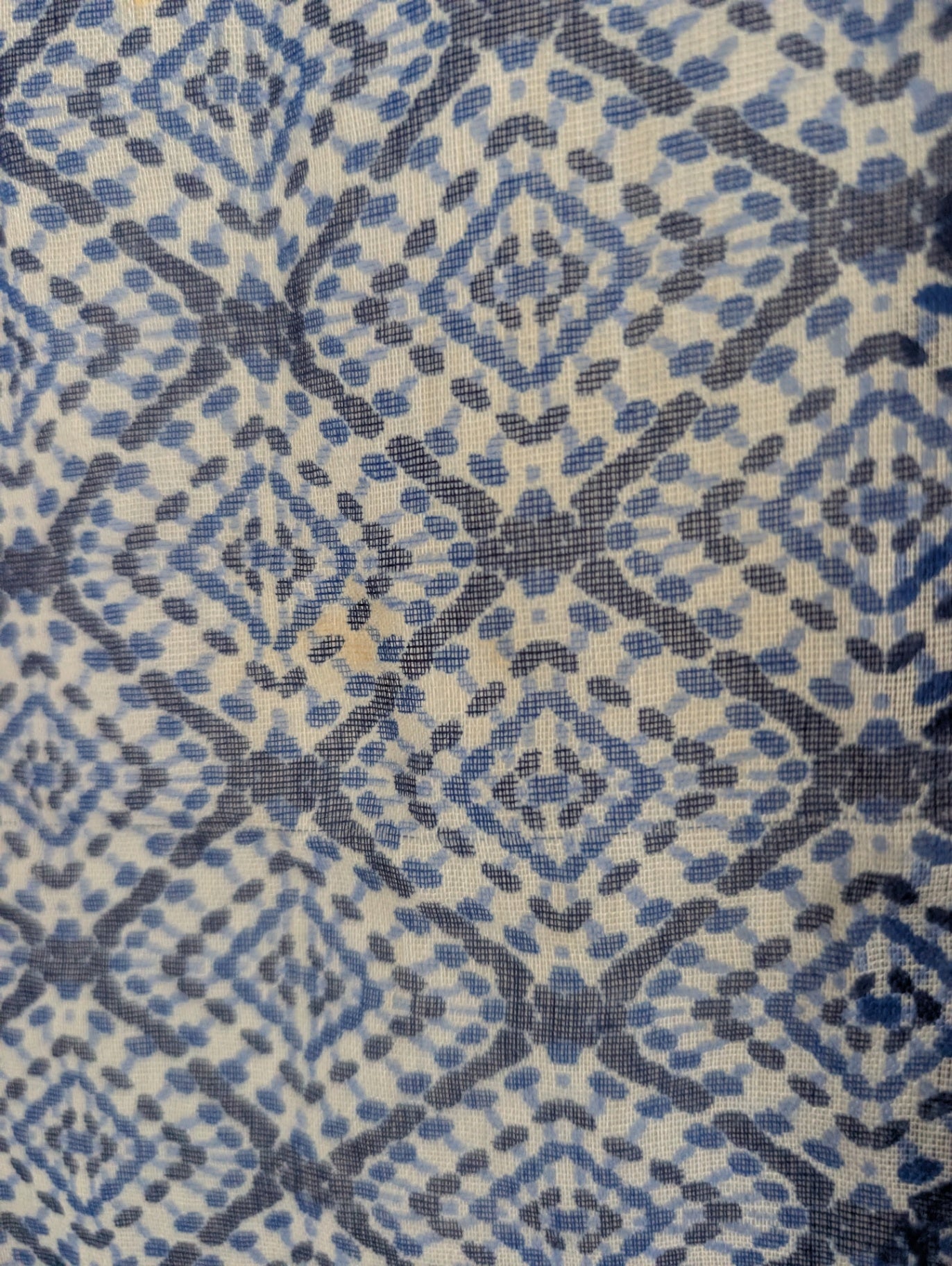 Blue scarf