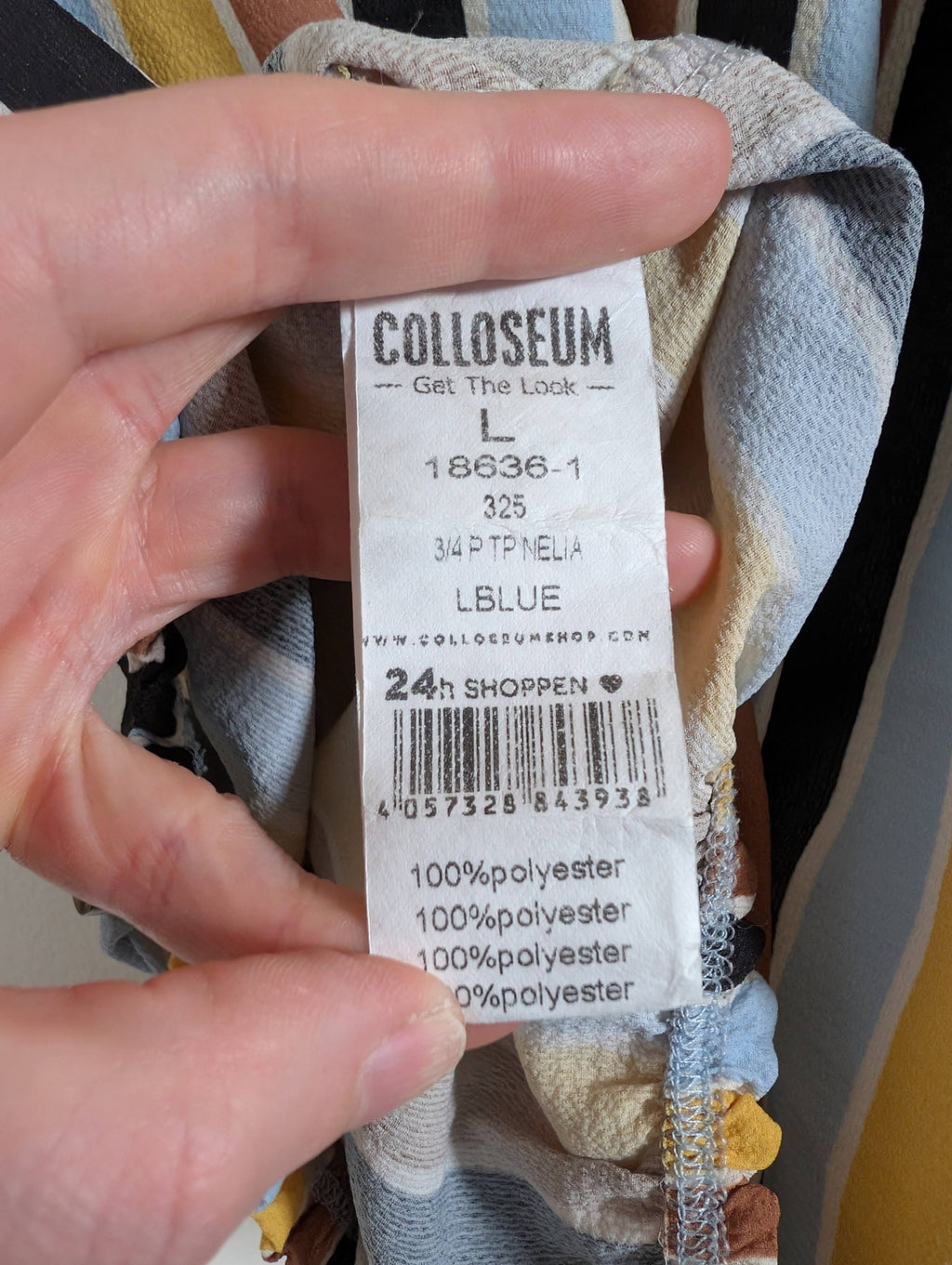 Colloseum striped blouse - Large