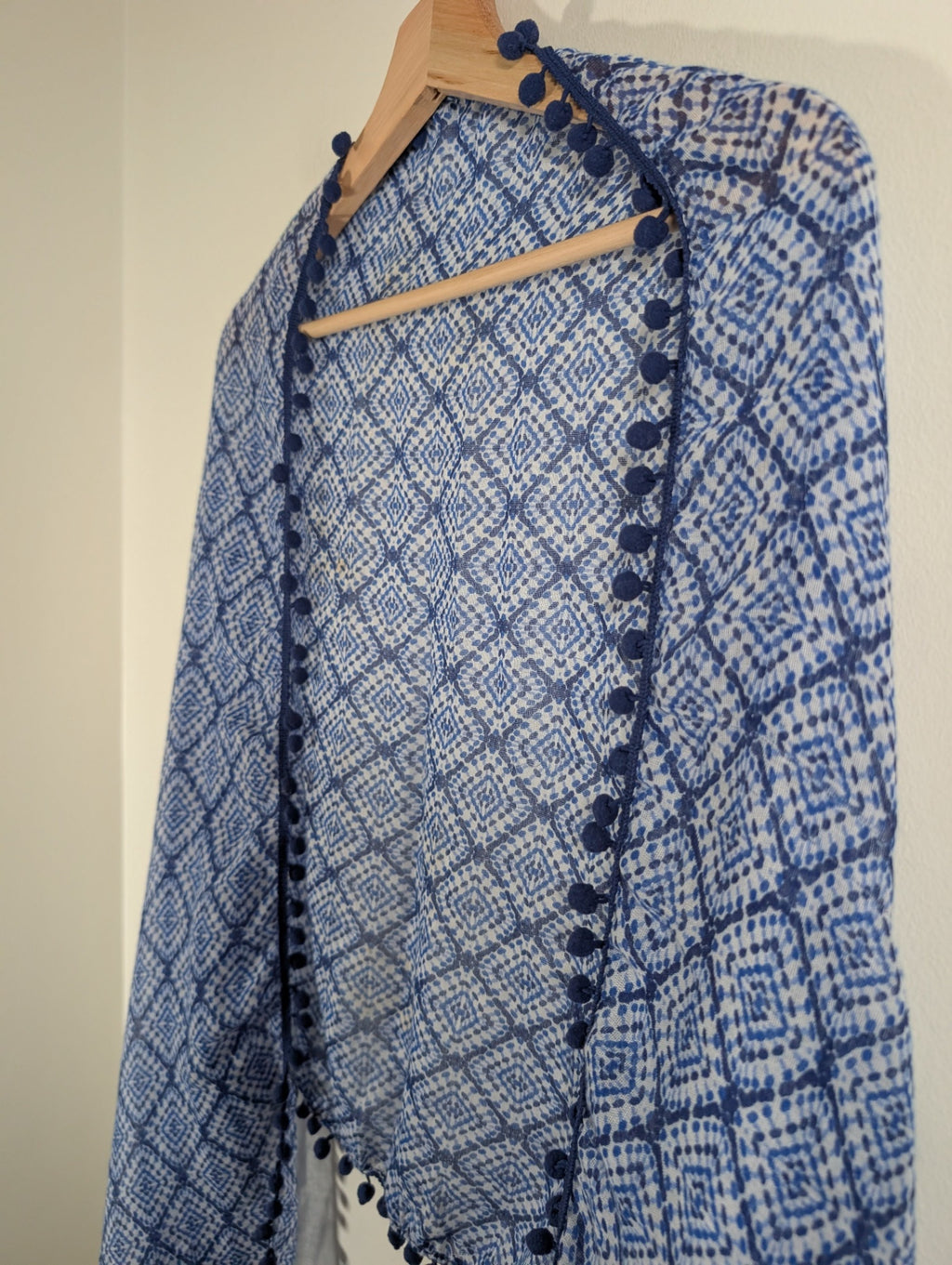 Blue scarf
