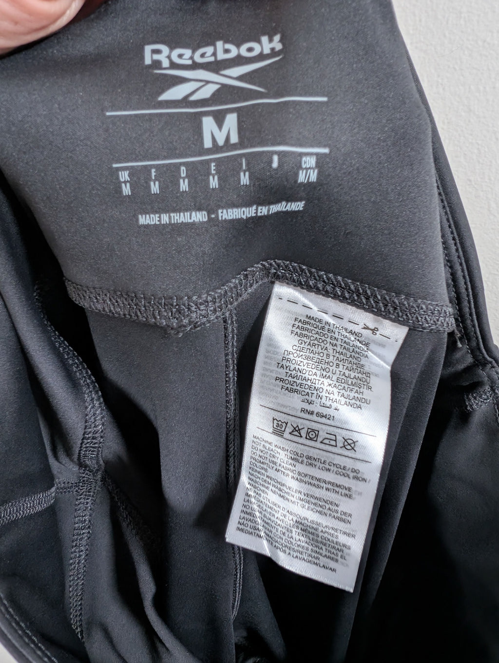 Reebok black leggings - Medium