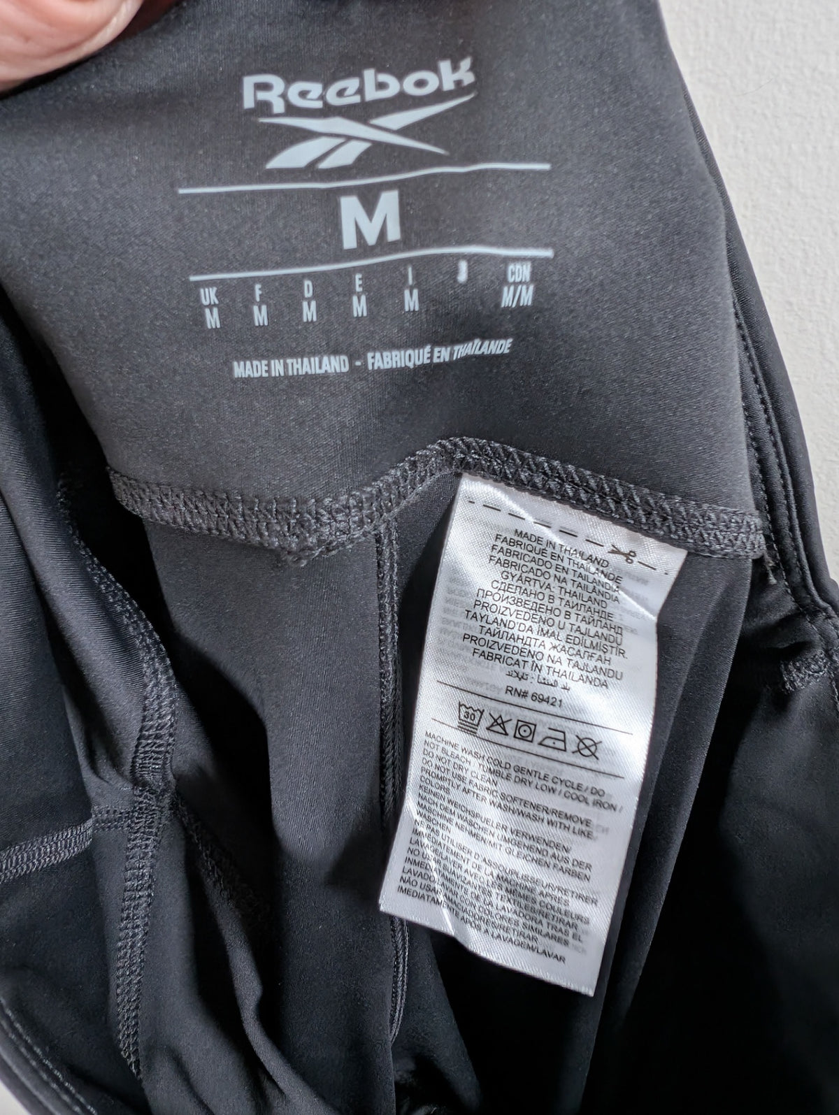Reebok black leggings - Medium