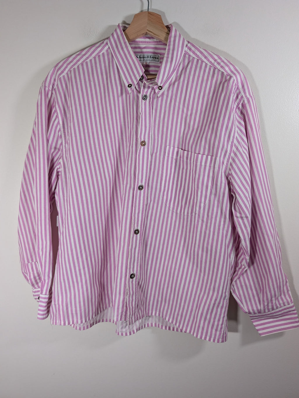 Robe di Kappa purple striped button down - Medium
