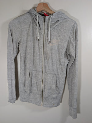 Nike grey zip up hoodie - Small