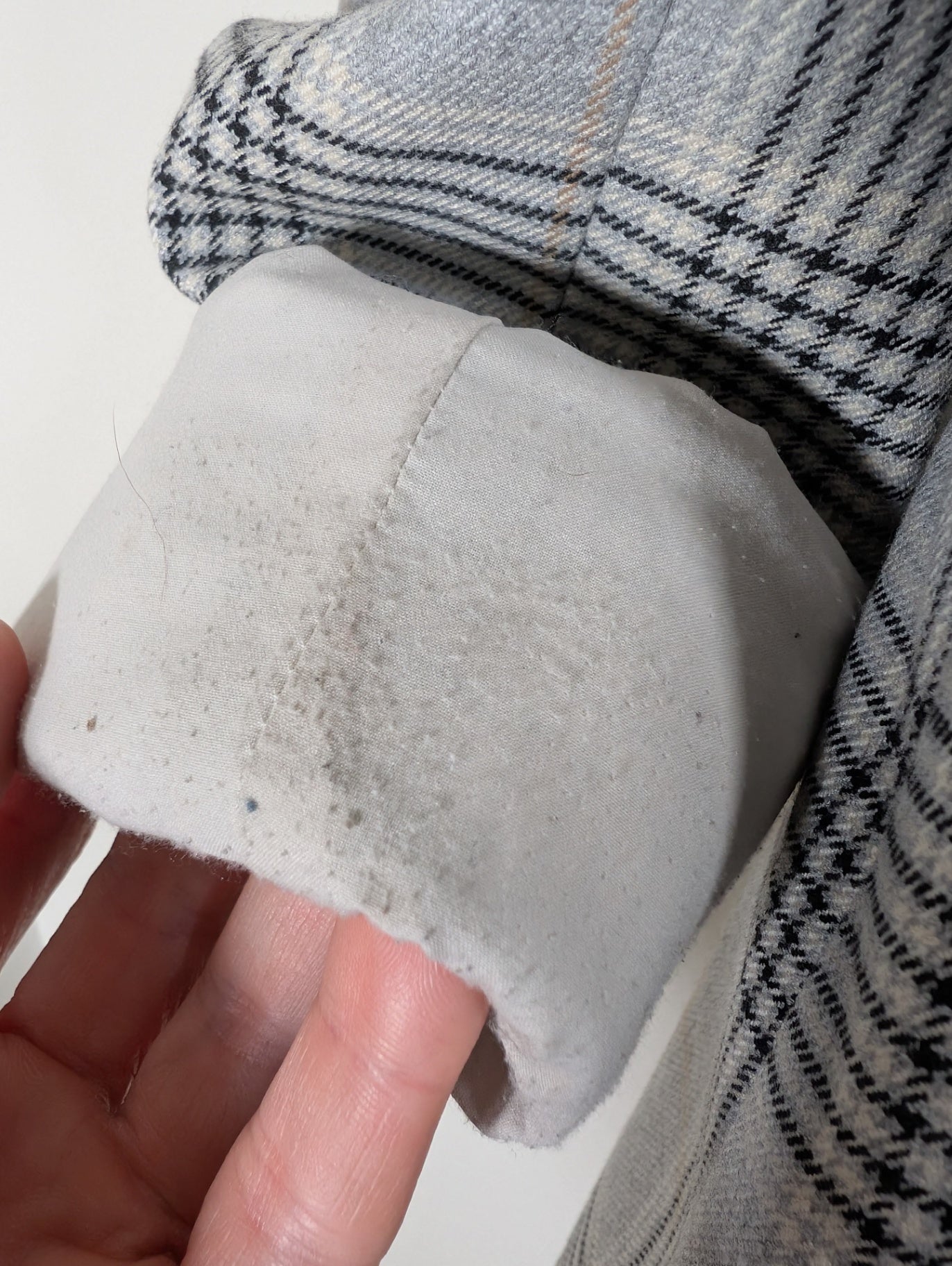 Le Château grey plaid blazer - 2XS