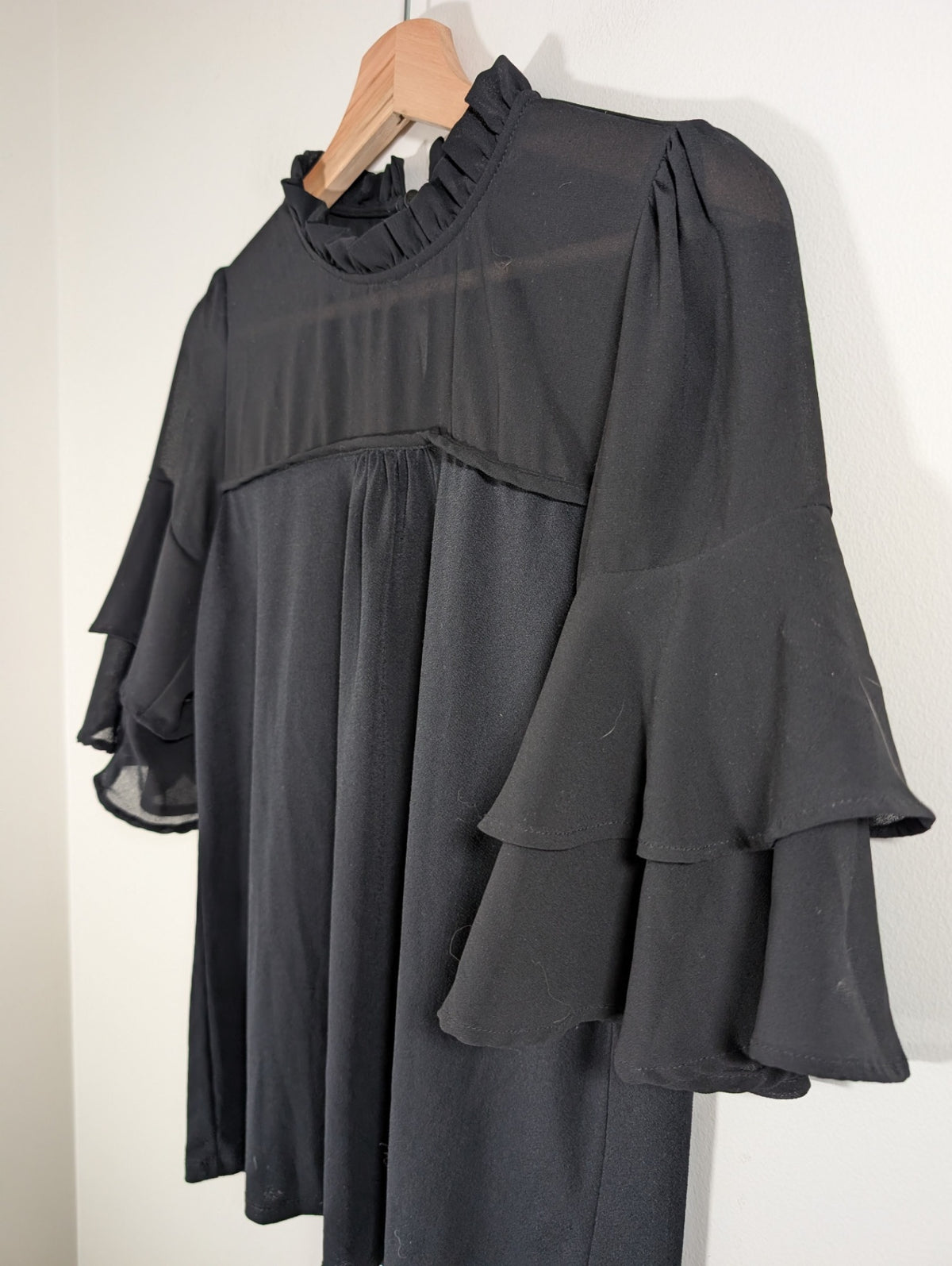 faith and joy black blouse - Small
