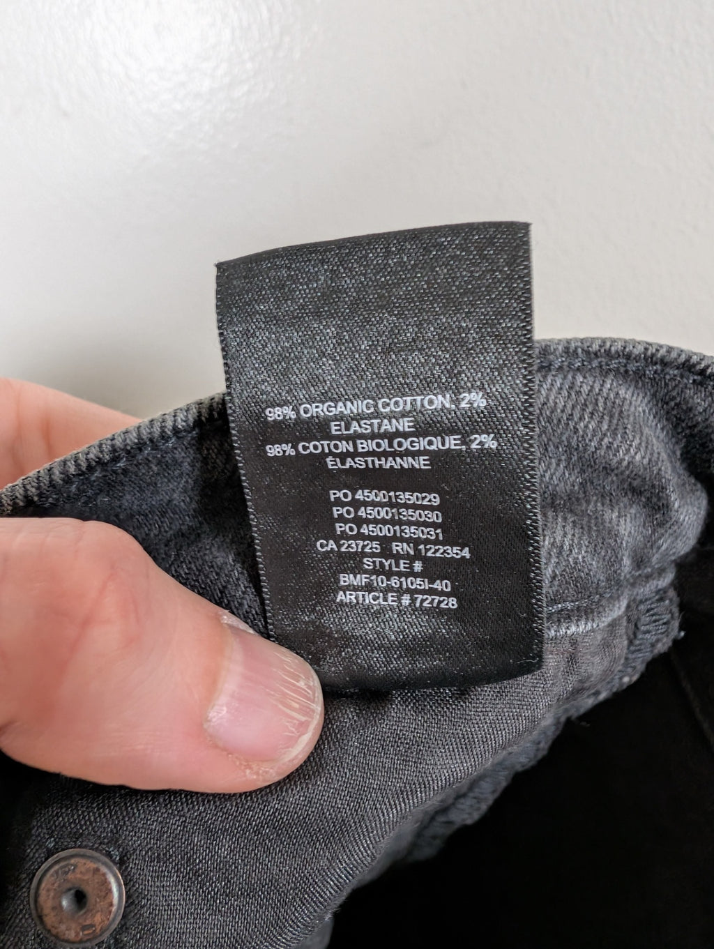 Denim Forum the arlo high rise straight black jeans - SZ 28