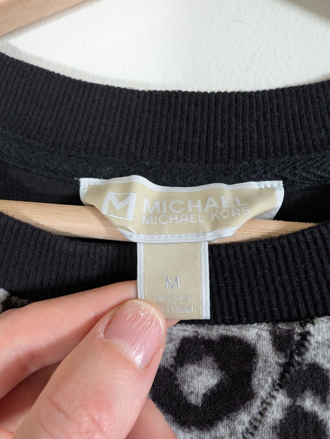 Michael Kors velvet lounge shirt - Medium