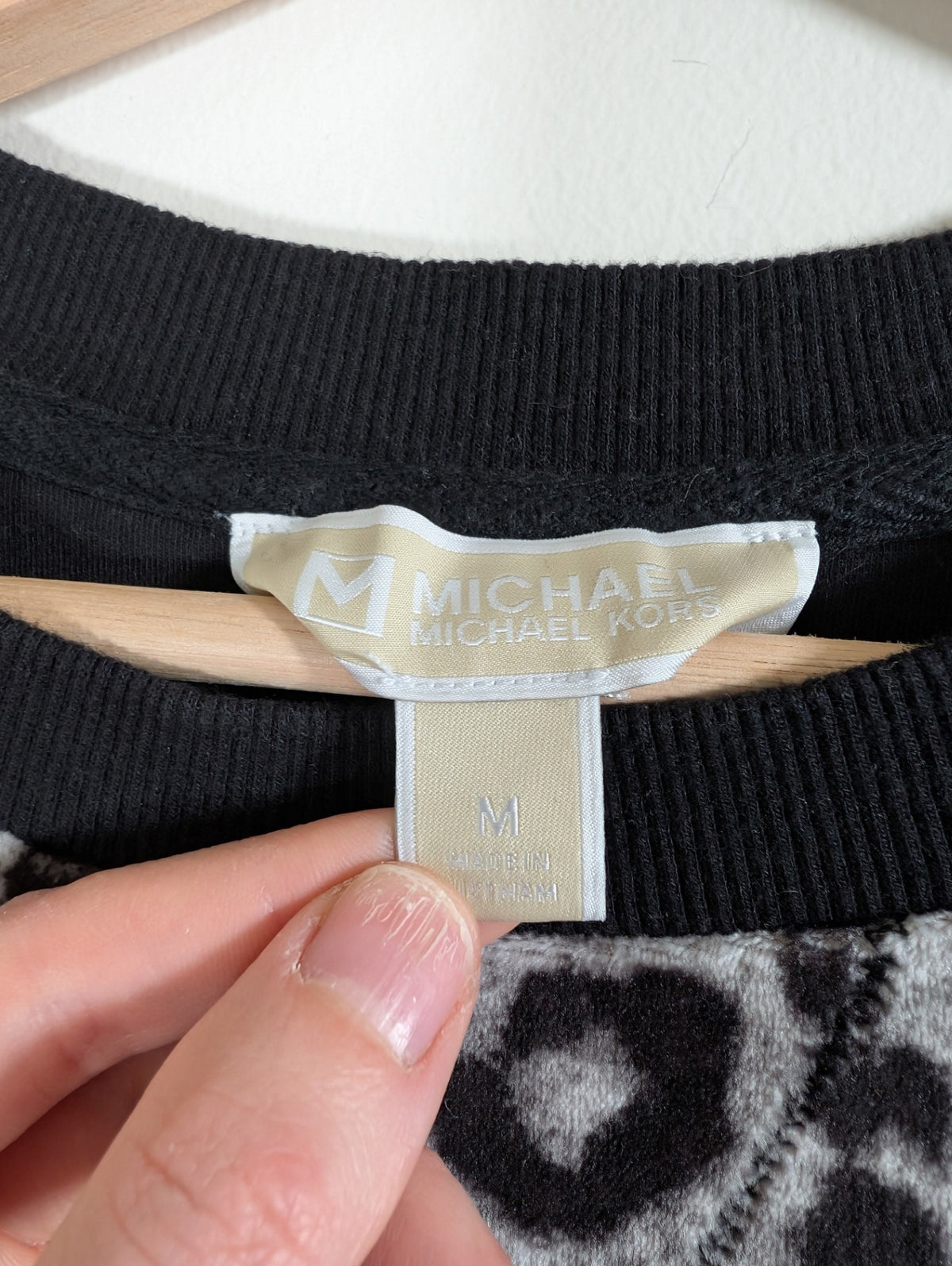 Michael Kors velvet lounge shirt - Medium