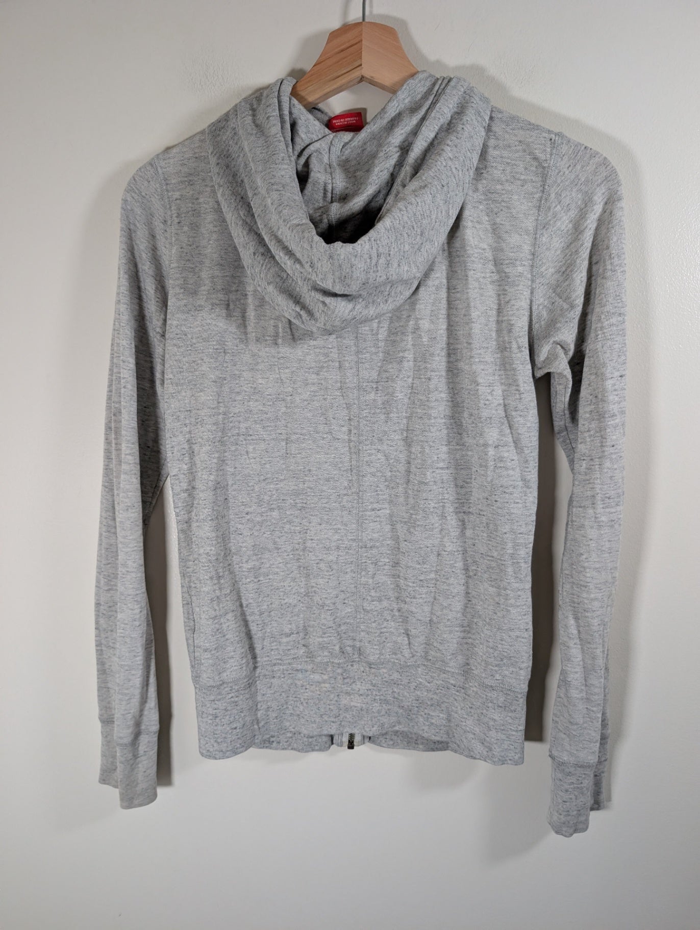 Nike grey zip up hoodie - Small