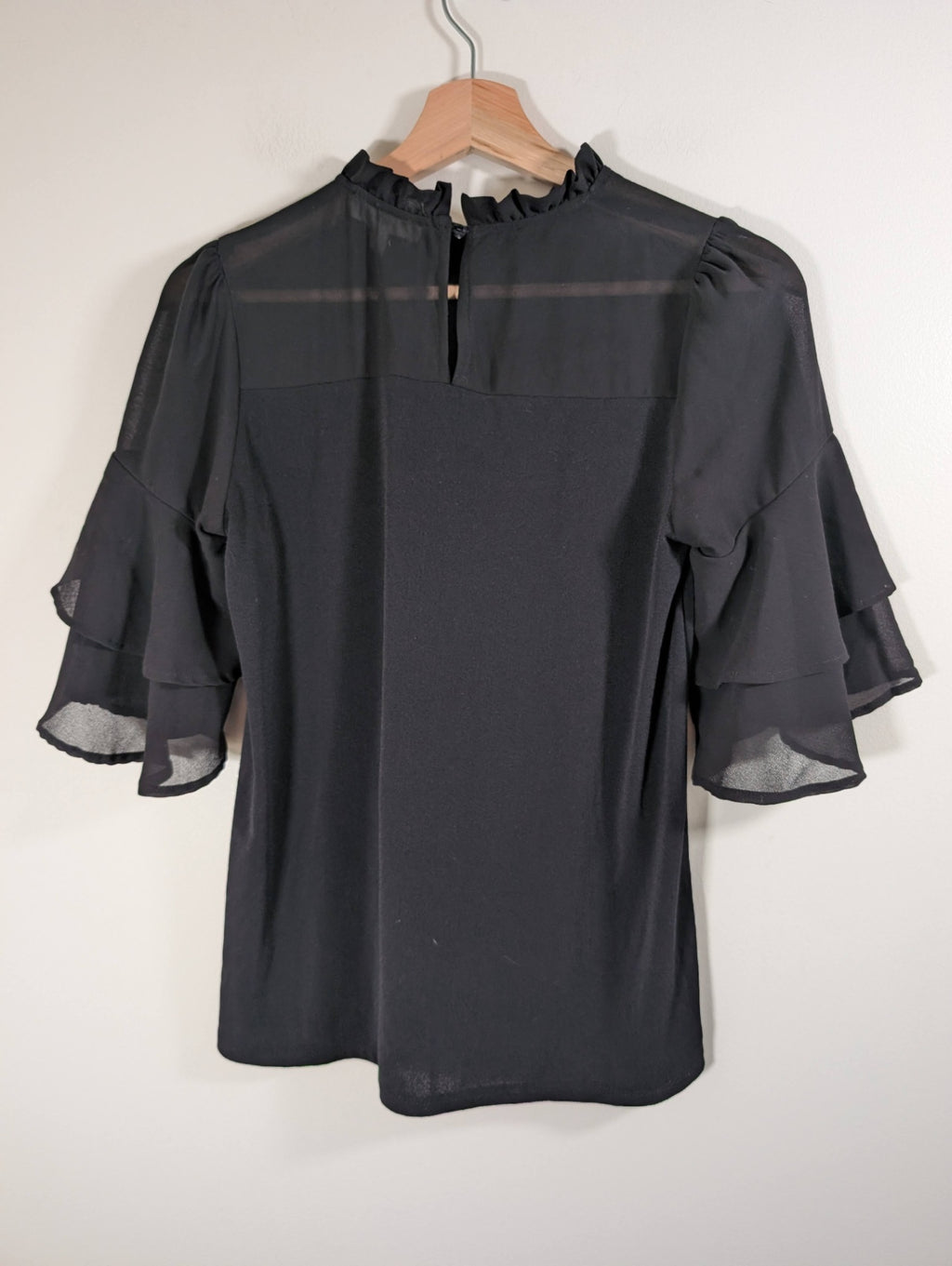 faith and joy black blouse - Small
