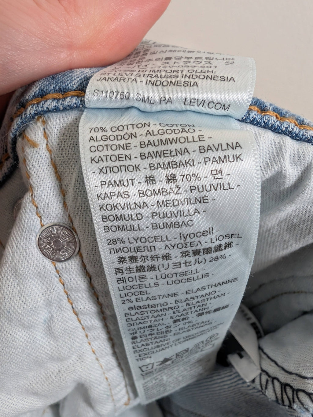 NWT Levi's 512 slim taper - SZ 34