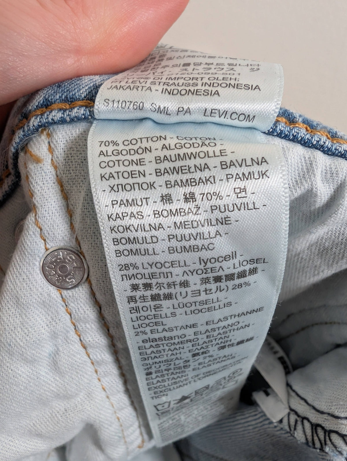 NWT Levi's 512 slim taper - SZ 34