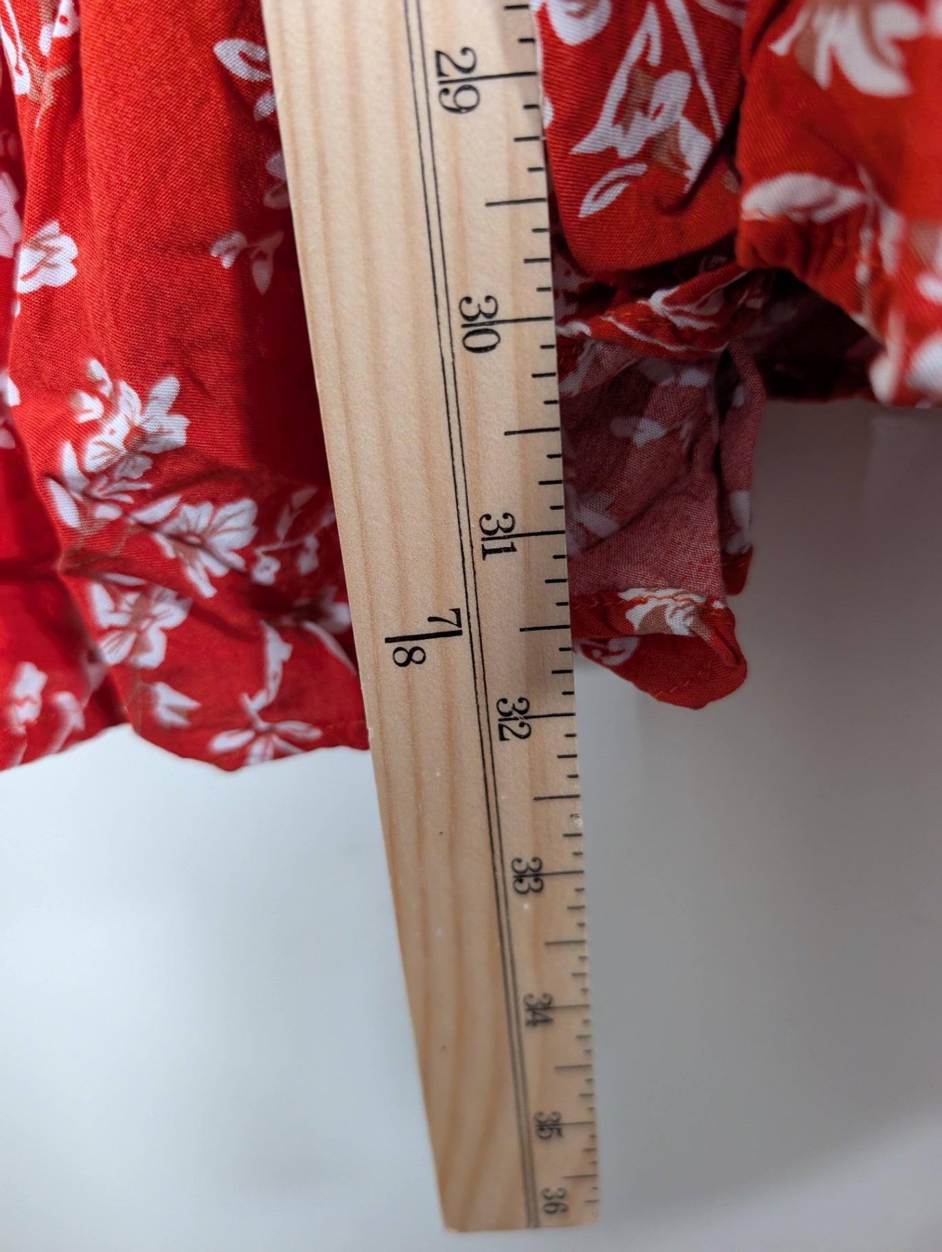 Unknown brand red floral dress - Medium
