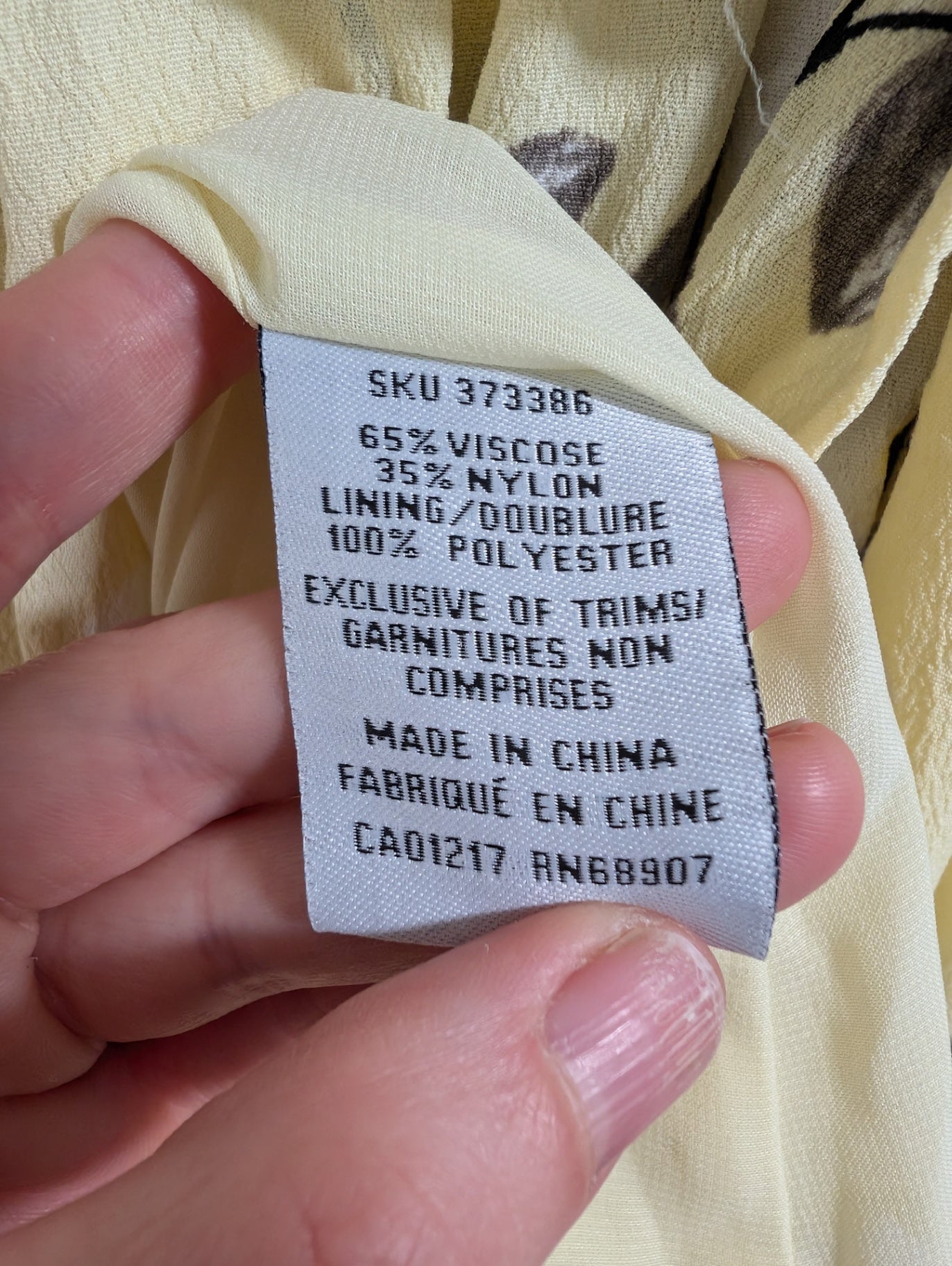 Le Château yellow dress - 2XS