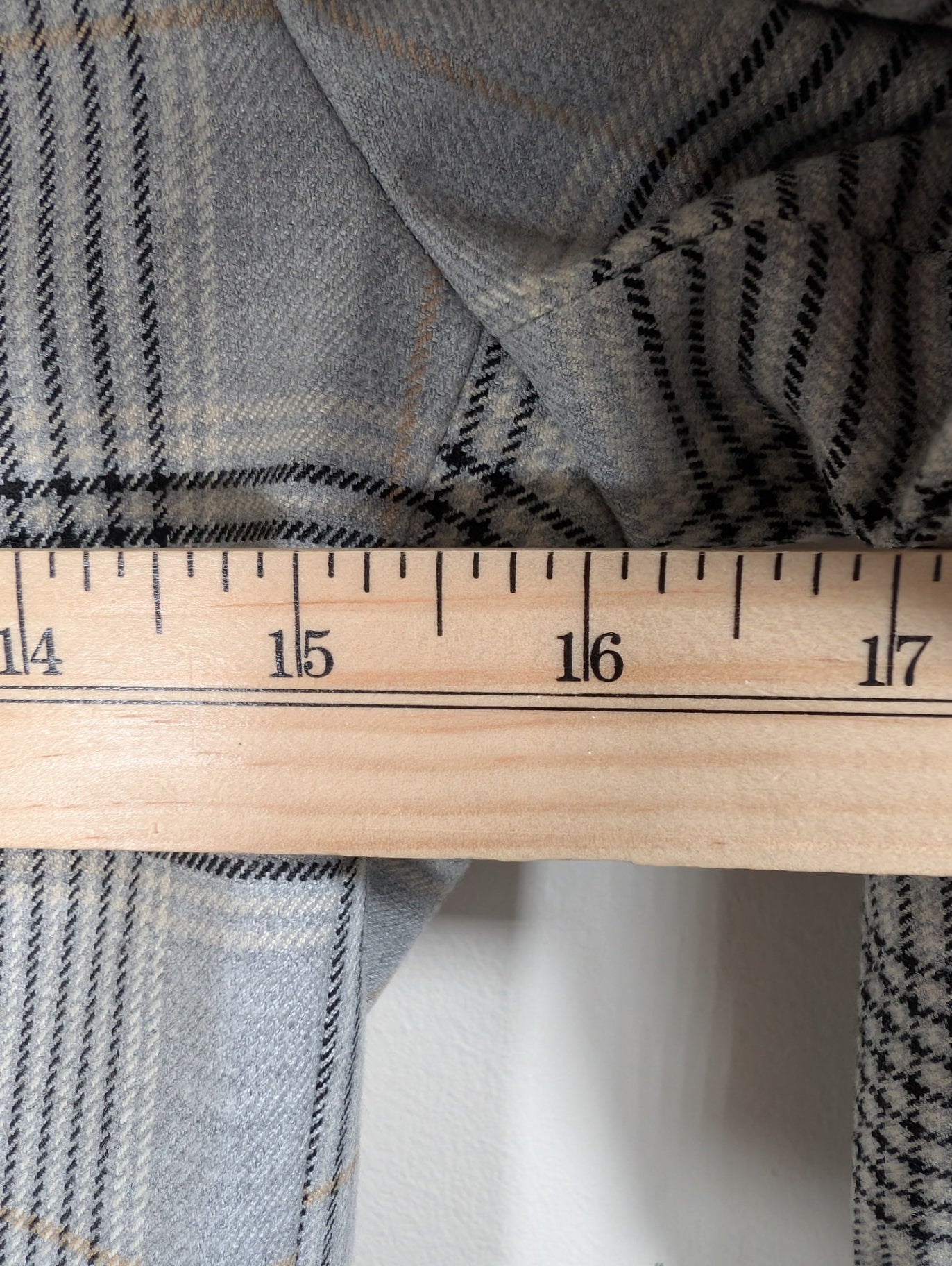 Le Château grey plaid blazer - 2XS