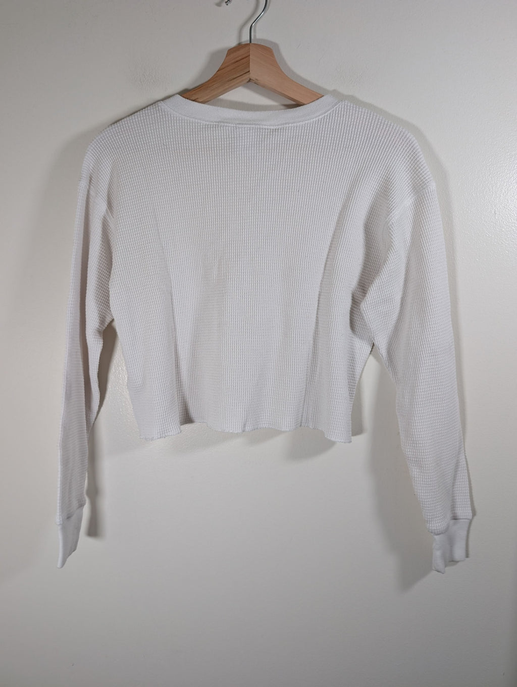 TNA waffle crop long-sleeve - 2XS