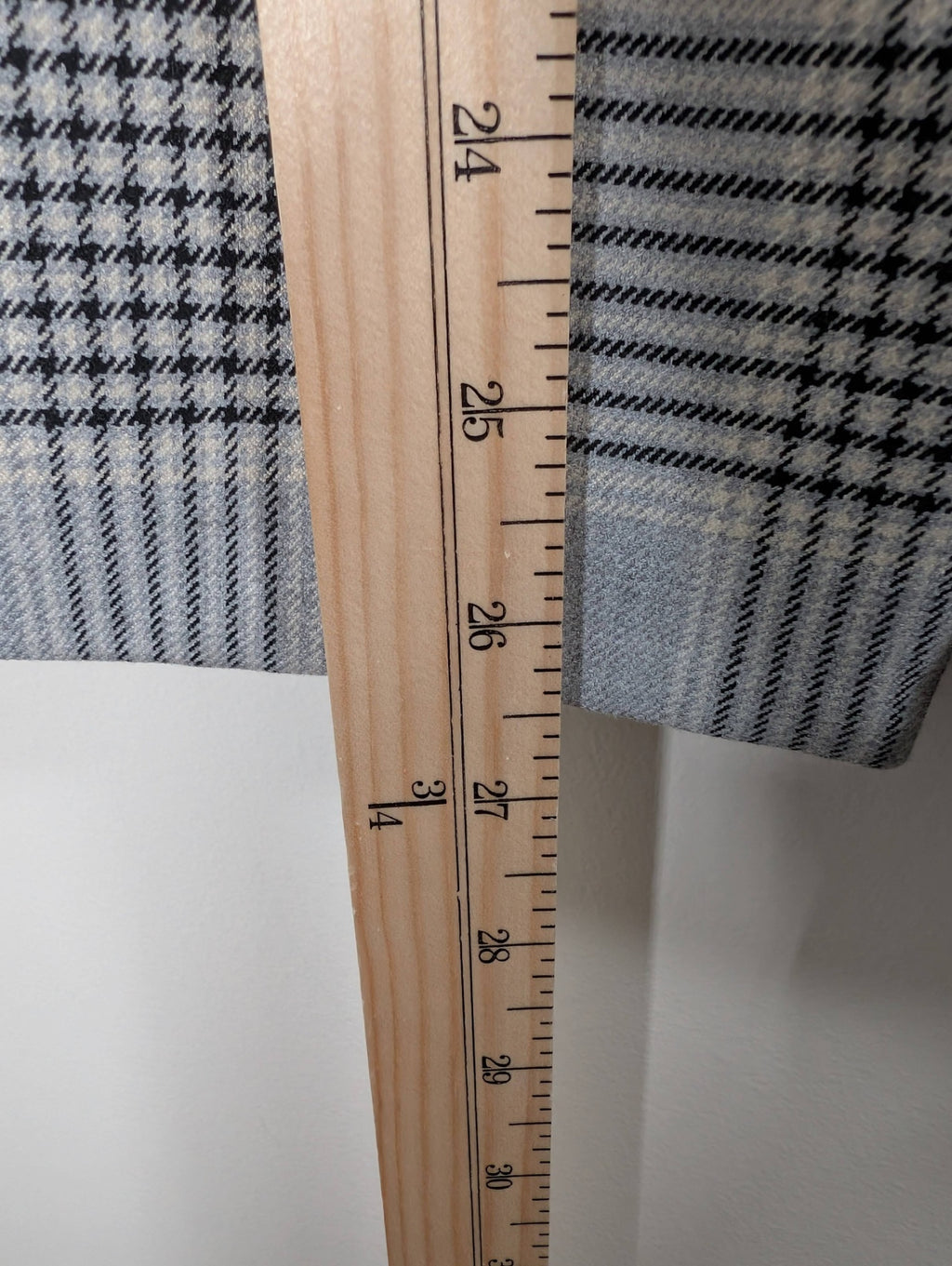 Le Château grey plaid blazer - 2XS