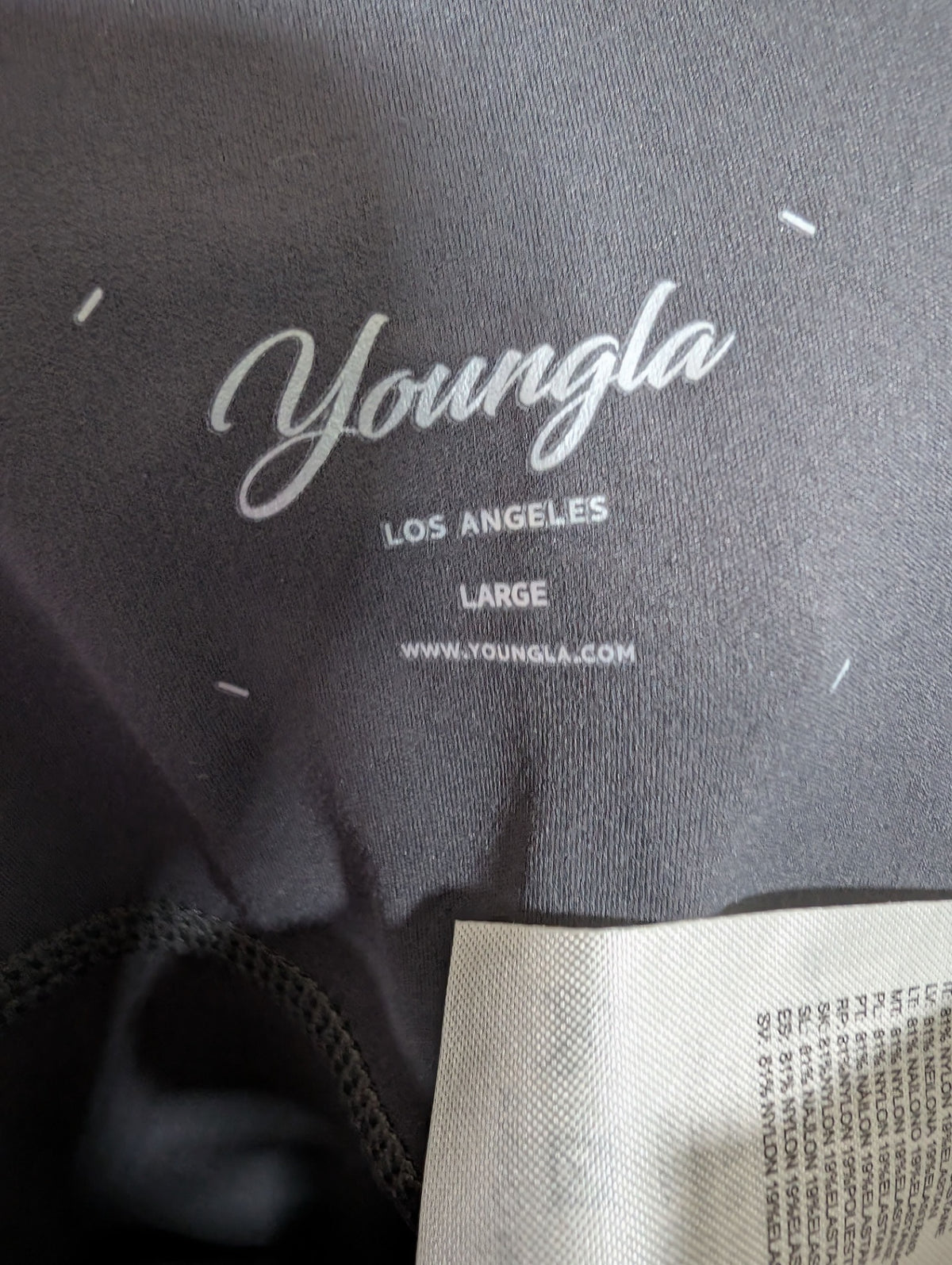 NWT YoungLA grey leggings - Large