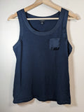 Ann Taylor Navy Tank - XS