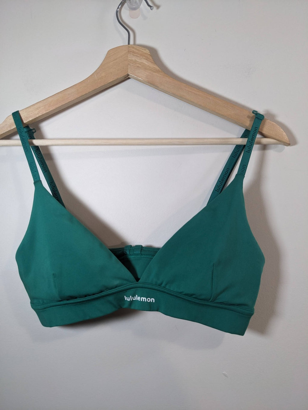 lululemon green sports bra - sz 4
