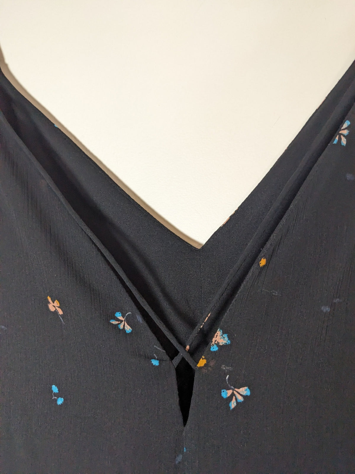 Gentle Fawn Black with Florals Jumpsuit - sz 8