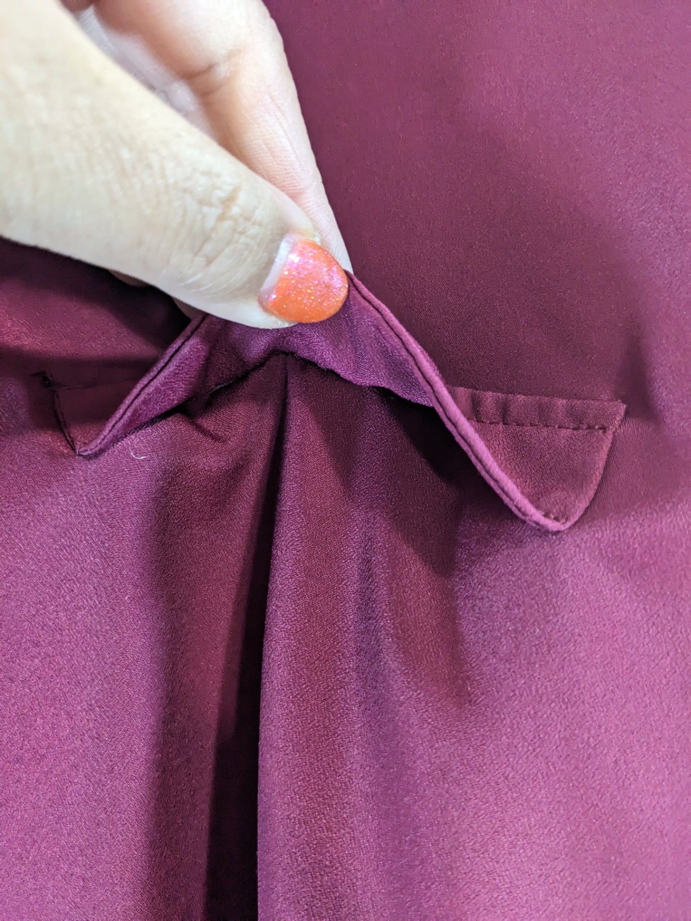 Daiz Maroon Blouse - M