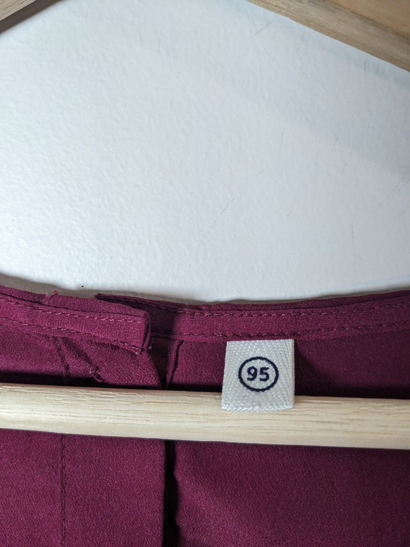 Daiz Maroon Blouse - M