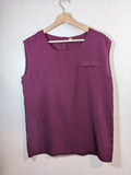Daiz Maroon Blouse - M