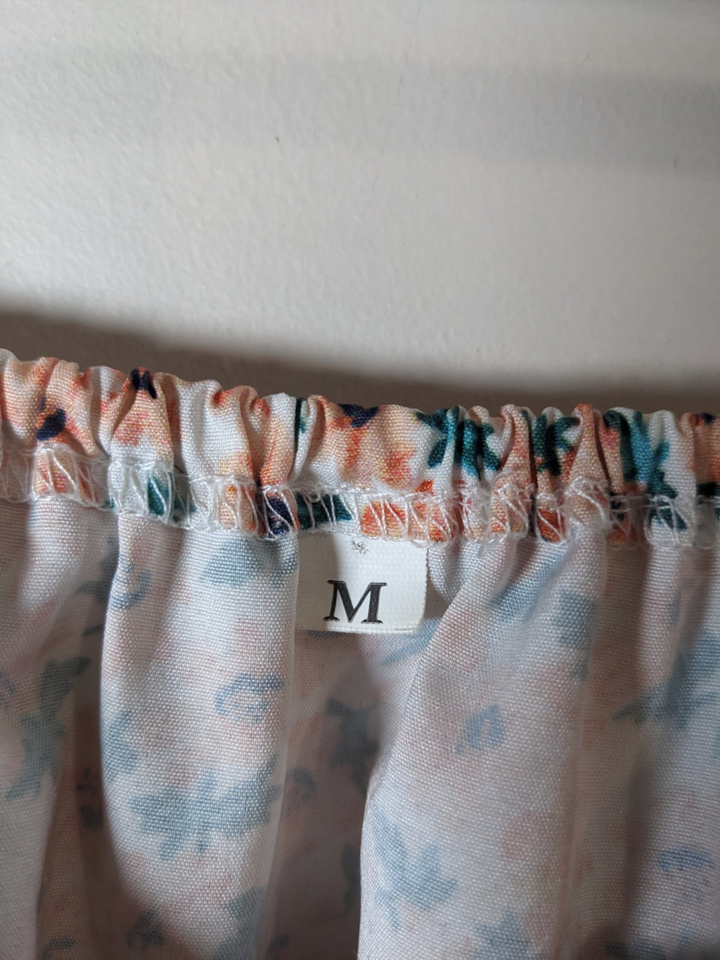 Crop Floral Blouse - M