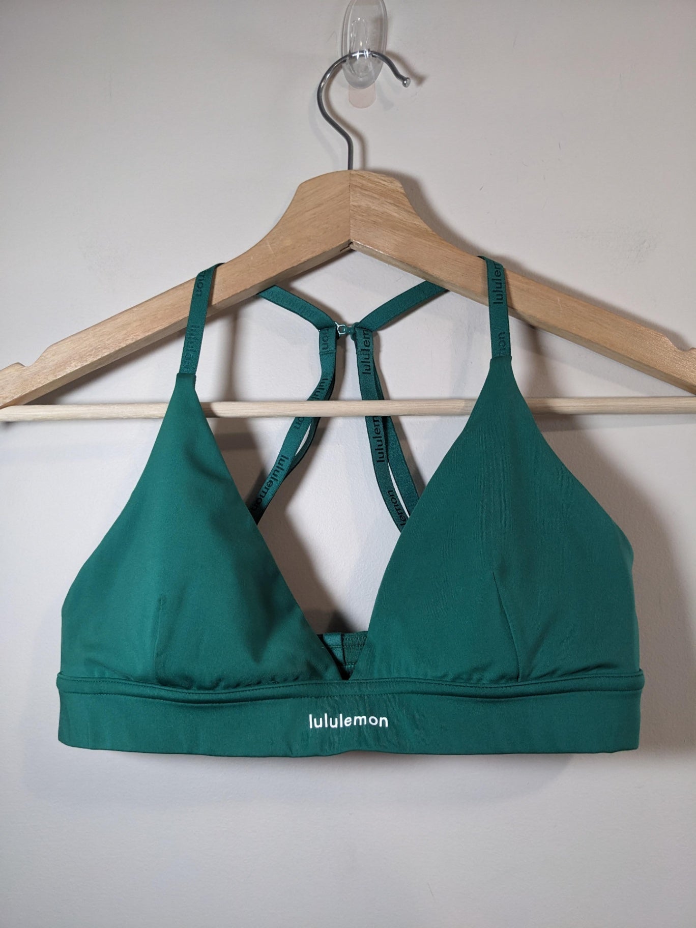 lululemon green sports bra - sz 4