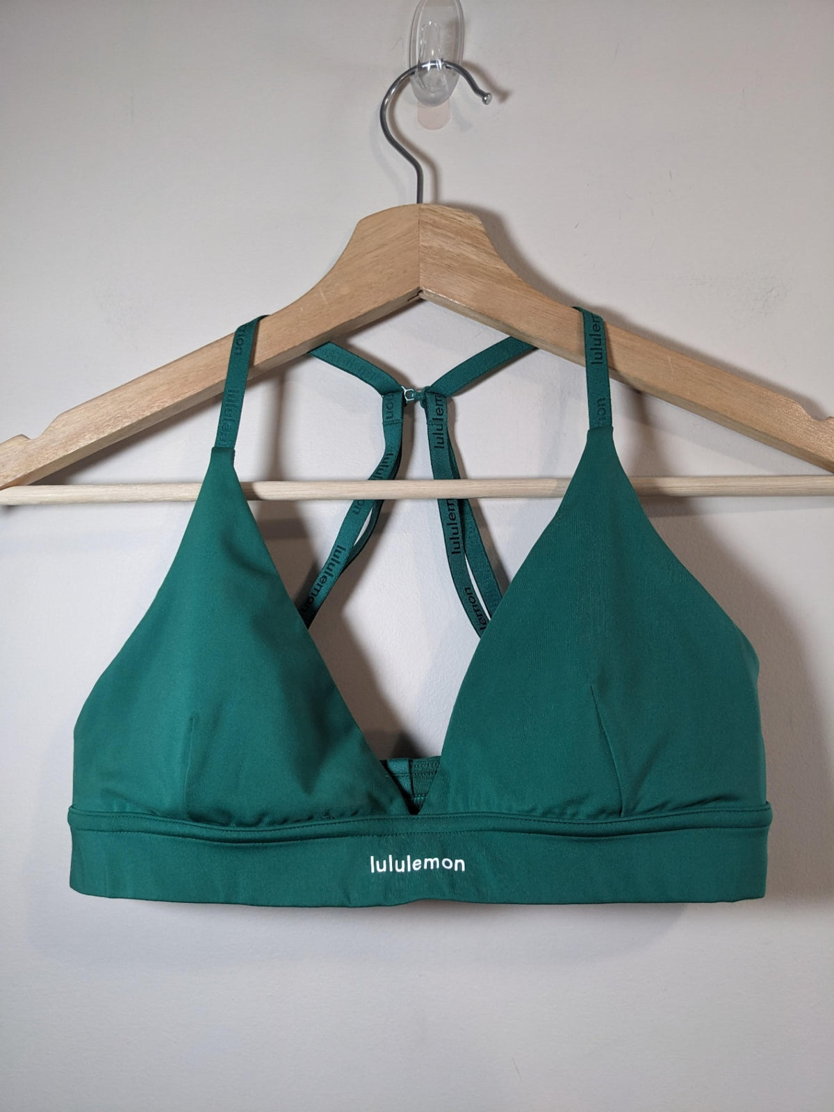 lululemon green sports bra - sz 4