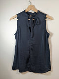 Reitmans Black Tie Blouse - S