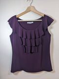 Claudia Richard Ruffled Blouse - M