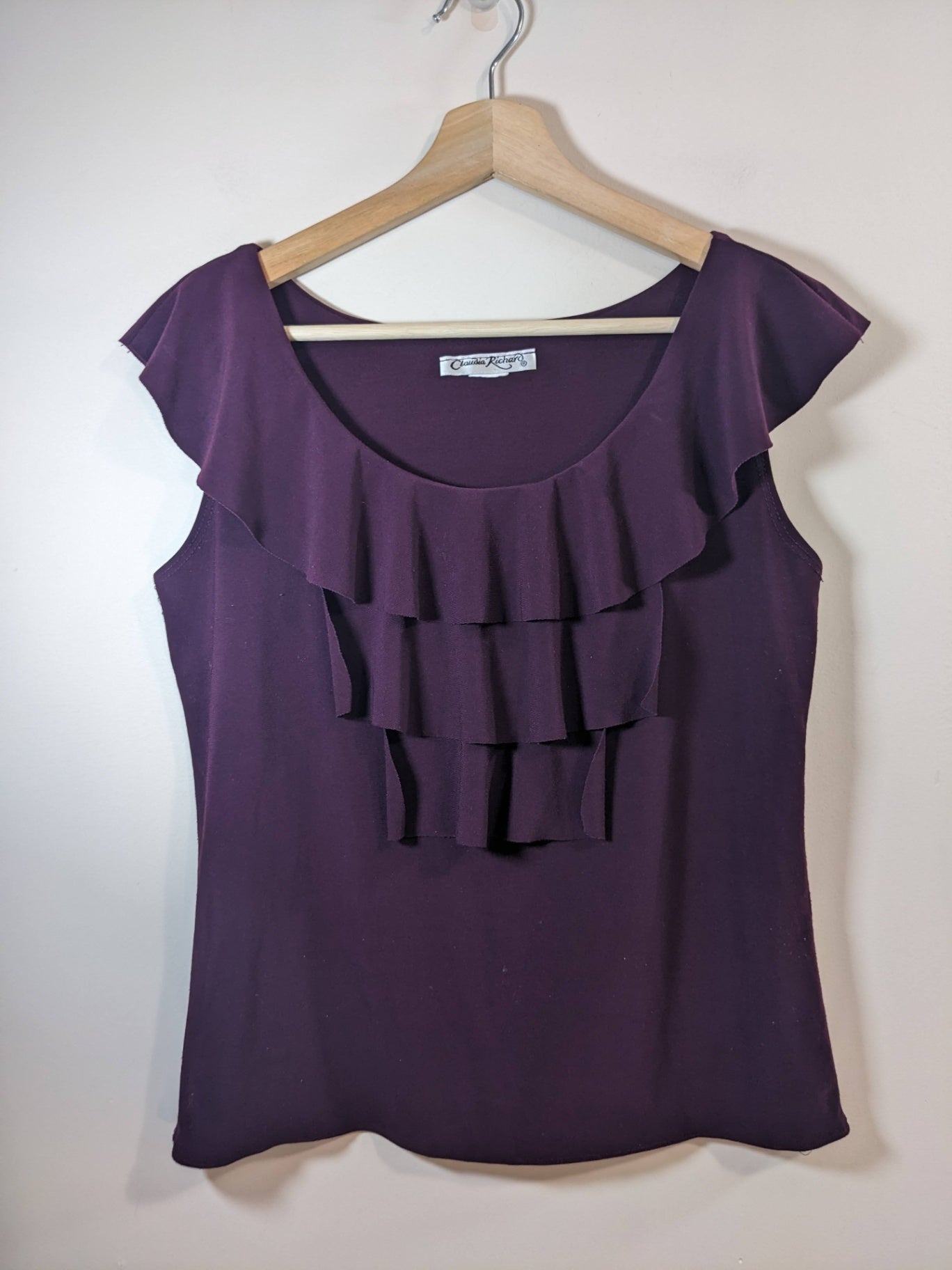 Claudia Richard Ruffled Blouse - M