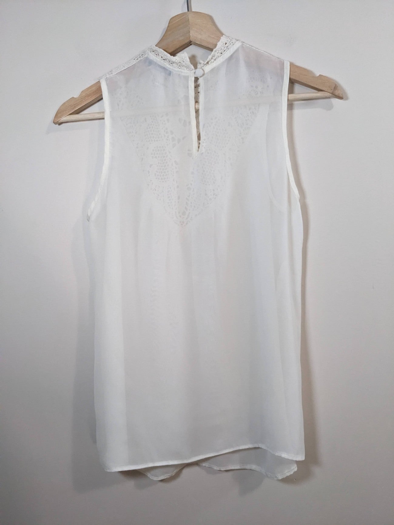 ATMOSPHERE Lace Sheer Blouse - UK SZ 10