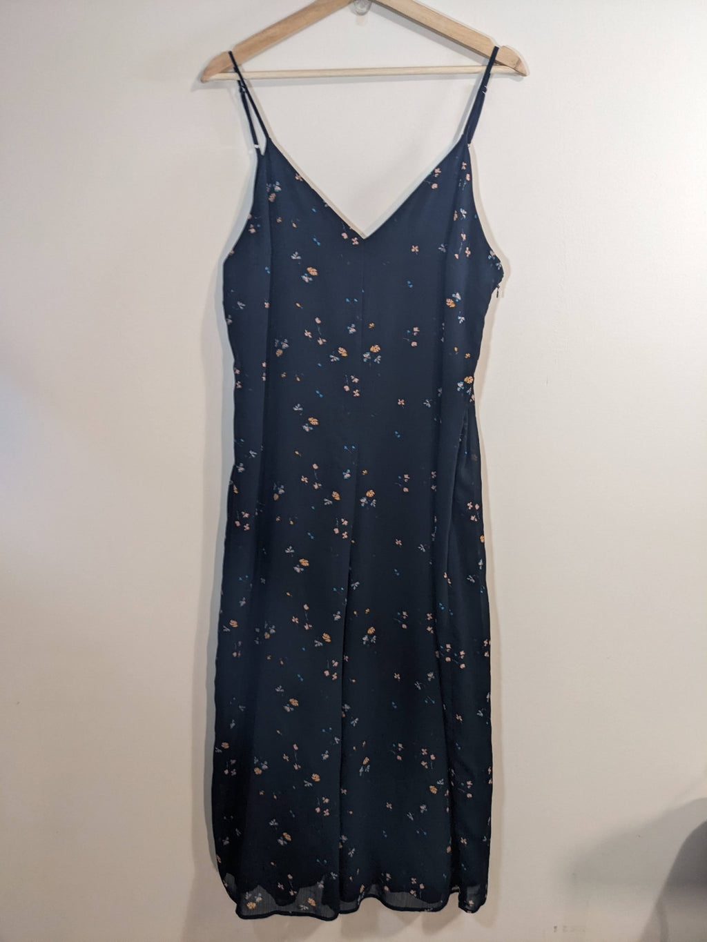 Gentle Fawn Black with Florals Jumpsuit - sz 8